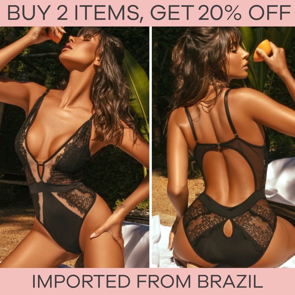 Top Lace Bodysuit non padded - Picture 2 of 9